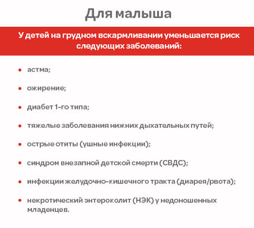 Польза грудного вскармливания для вашего малыша